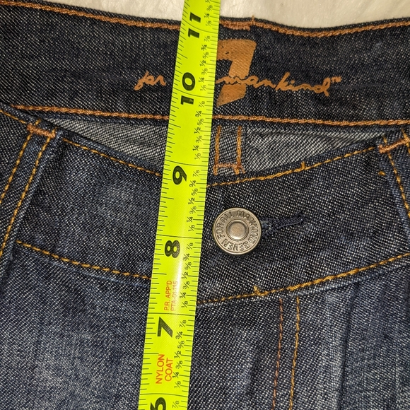 7 For All Mankind Jeans Women's 30 Blue Dojo Flare Stretch Denim Inseam 32 $168 - Picture 3 of 13